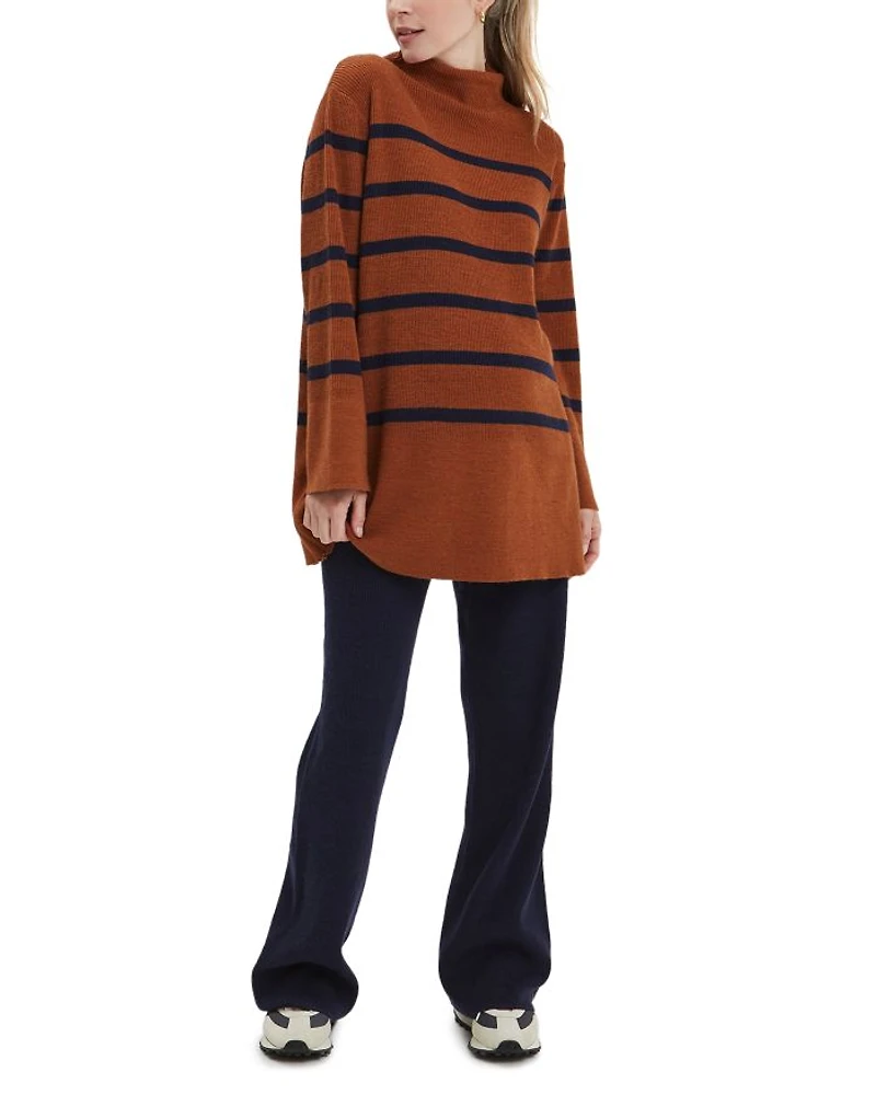 Sarabeth Striped Nursing Sweater