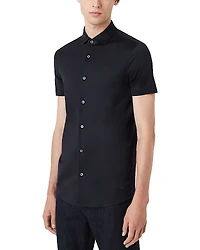 Emporio Armani Essential Slim Fit Short Sleeve Lyocell Sport Shirt