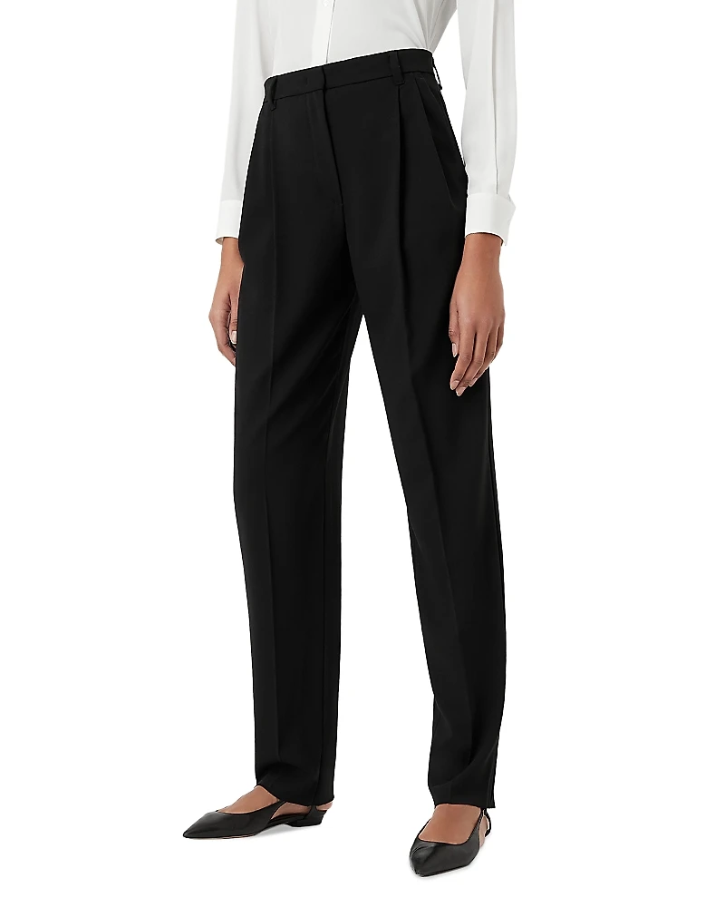 Emporio Armani Barathea Stretch Wool Trousers