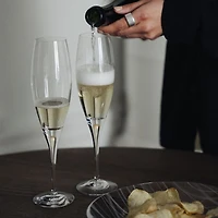 Intermezzo Gold Champagne Glasses, Set of 2