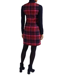 Sariah Plaid Wool Dress