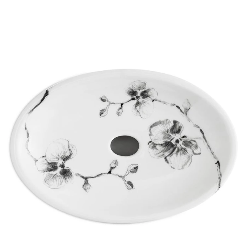 Orchid Porcelain Soap Dish