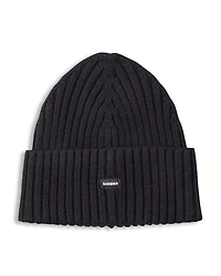 Ribbed Knit Cuffed Beanie
