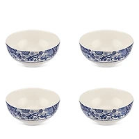Spode Blue Italian Brocato 6.5 Bowl, Set of 4