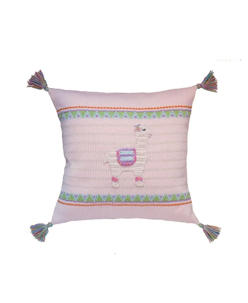 Llama Pillow, 12" x 12"