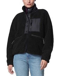 Marc New York Mixed Media Sherpa Jacket