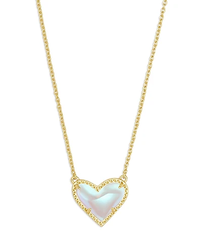 Kendra Scott Ari Heart Short Pendant Necklace, 15