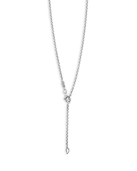18K Yellow Gold & Sterling Silver Luna Pearl Pendant Necklace, 16-18"