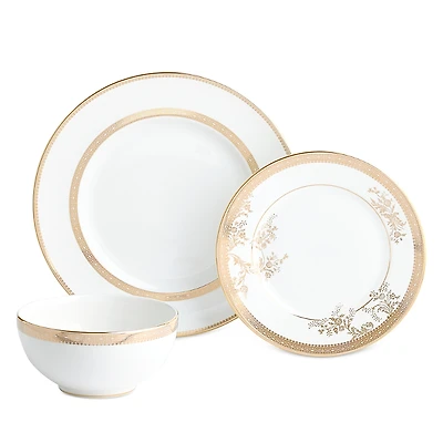 Wedgwood Vera Wang Lace Gold Piece Dinnerware Set