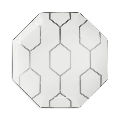 Wedgwood Gio Platinum Octagonal Accent Plate