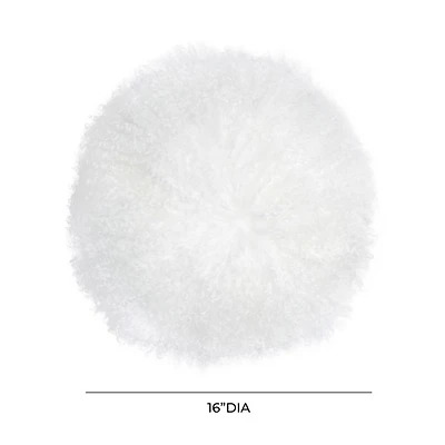 New Zealand Genuine Sheepskin Ball Pillow