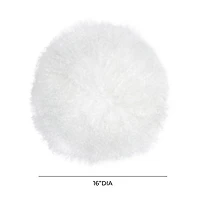 New Zealand Genuine Sheepskin Ball Pillow