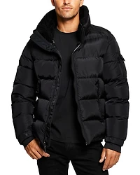 Frontier Quilted Hooded Zip Front Jacket