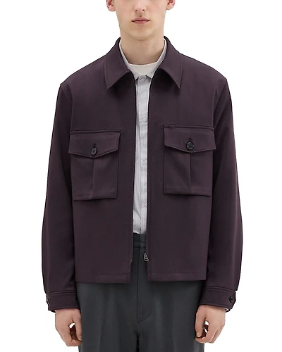 Theory Project Wool Gabardine Shirt Jacket