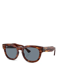 Mega Hawkeye Square Sunglasses, 53mm