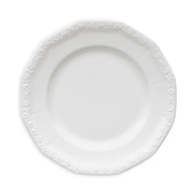Maria White Salad Dessert Plate