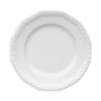 Maria White Salad Dessert Plate