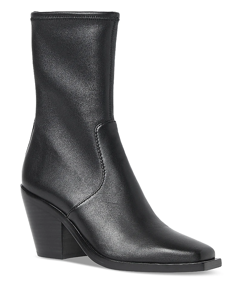 Loeffler Randall Women's Reese Square Toe High Heel Booties
