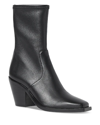 Loeffler Randall Women's Reese Square Toe High Heel Booties
