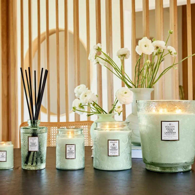 French Cade & Lavender Candle Collection