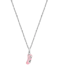 Tiny Blessings Girls' Sterling Silver Little Ballerina 13-14 Necklace - Little Kid, Big Kid