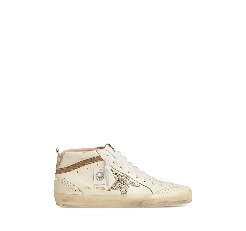Golden Goose Women's Studded Star Mid Top Sneakers