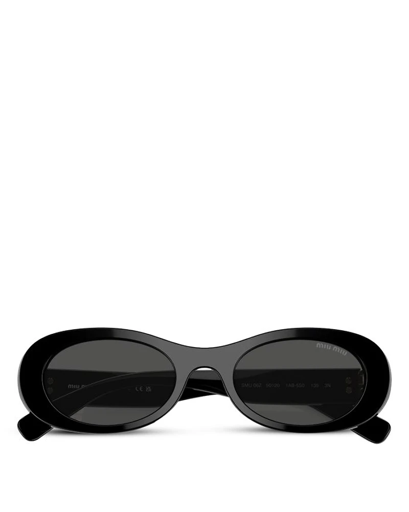 Oval Sunglasses, 50mm