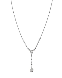 Diamond Mosaic Lariat Necklace