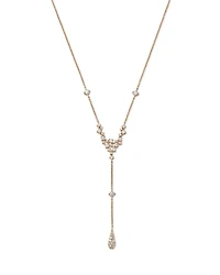 Diamond Scatter Lariat Necklace in 14K Yellow Gold, 1.0 tcw