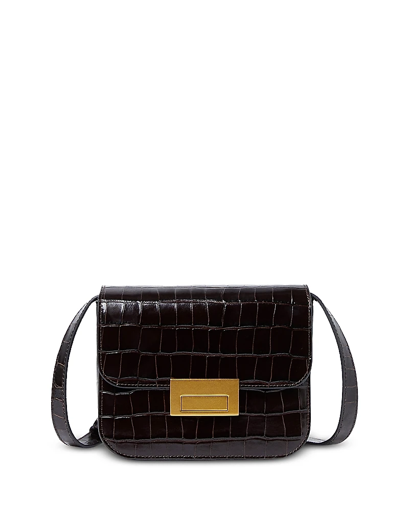 Loeffler Randall Desi Leather Flap Crossbody