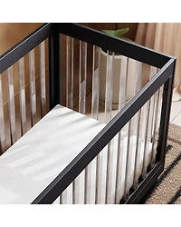 Harlow Acrylic 3 in 1 Convertible Crib with Toddler Bed Conversion Kit