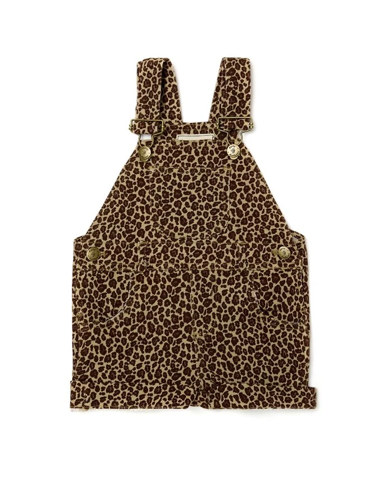 Unisex Leopard Print Overall Shorts - Baby, Little Kid, Big Kid
