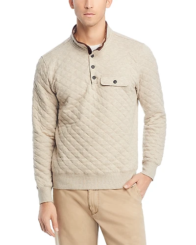 Faherty Epic Quilted Fleece Pullover