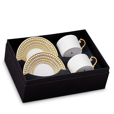 L'Objet Perlee Teacup and Saucer Gift Box