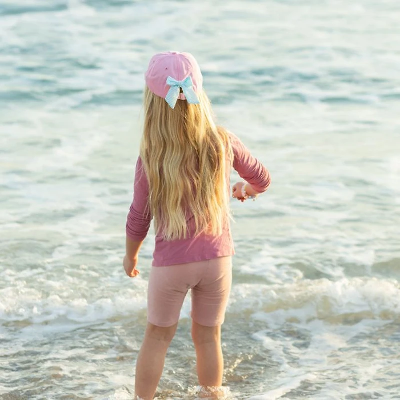 Girls' Mermaid Bow Baseball Hat - Little Kid