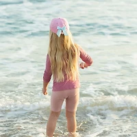 Girls' Mermaid Bow Baseball Hat - Little Kid