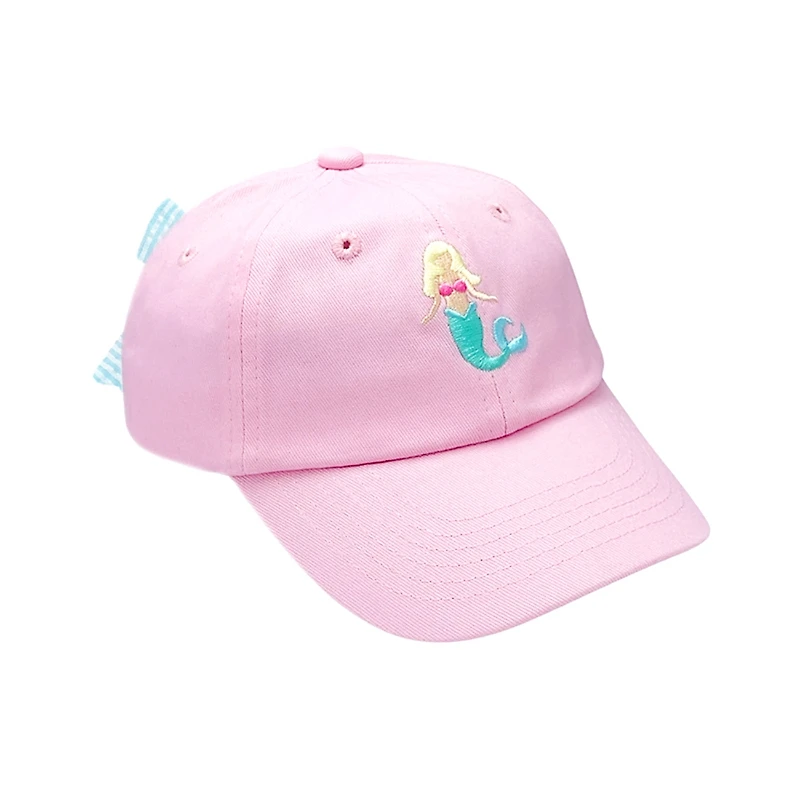 Bits & Bows Girls' Mermaid Bow Baseball Hat - Little Kid