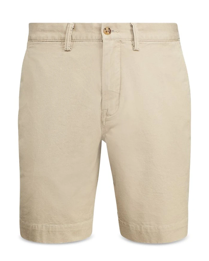 Cotton Blend Regular Fit Chino Shorts