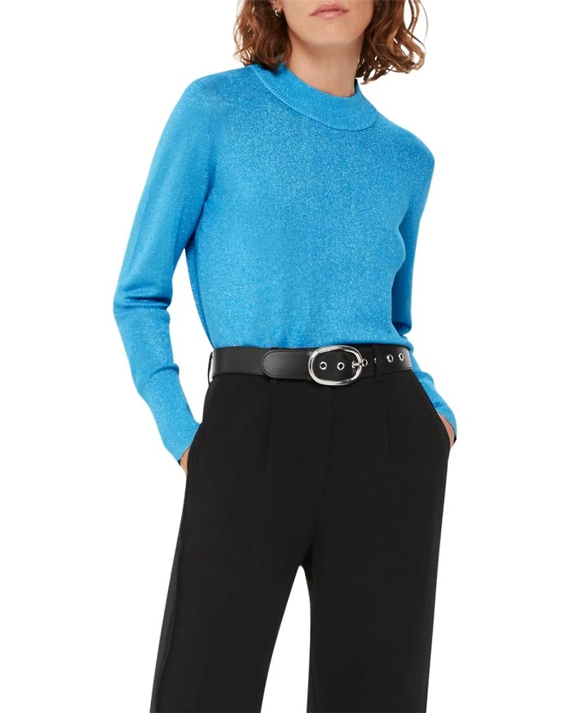 Sparkle High Neck Sweater