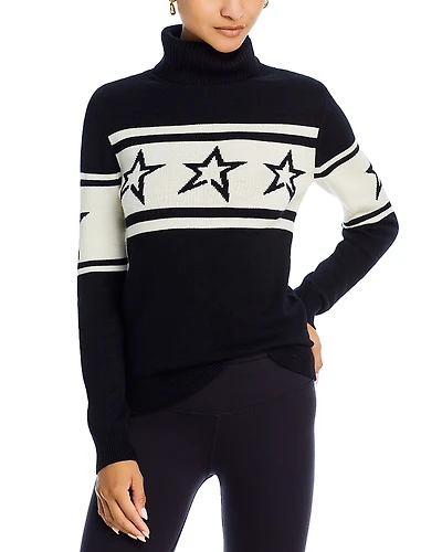 Perfect Moment Chopper Wool Star Intarsia Sweater