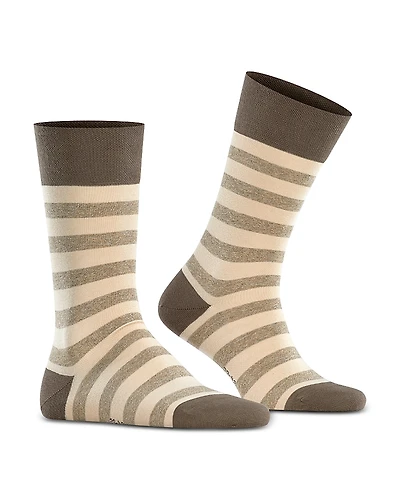 Falke Mapped Line Cotton Blend Mid Calf Socks