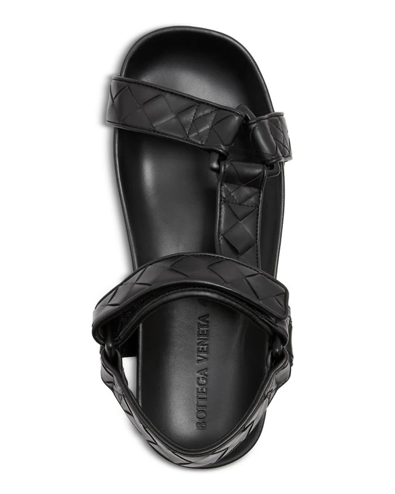 Bottega Veneta Men's Trip Intrecciato Sandals