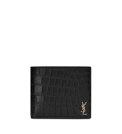 Saint Laurent Tiny Cassandre East/West Wallet