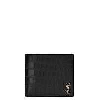 Saint Laurent Tiny Cassandre East/West Wallet