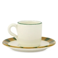 Old St. Nick Assorted Espresso Cups & Saucers, Set of 4