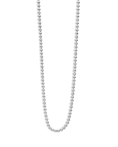 Lagos Men's Sterling Silver Anthem Ball Chain Necklace