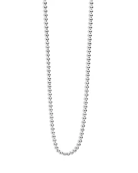 Lagos Men's Sterling Silver Anthem Ball Chain Necklace