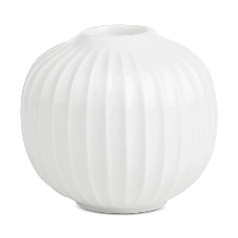Rosendahl Kahler Hammershoi Candle Holder Medium Round, White
