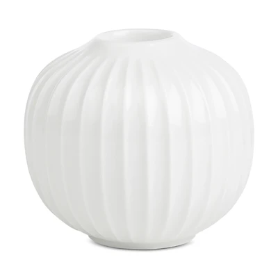 Rosendahl Kahler Hammershoi Candle Holder Medium Round, White