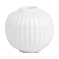 Rosendahl Kahler Hammershoi Candle Holder Medium Round, White